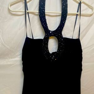 Laundry by Shelli Segal Black Sequin Dress
